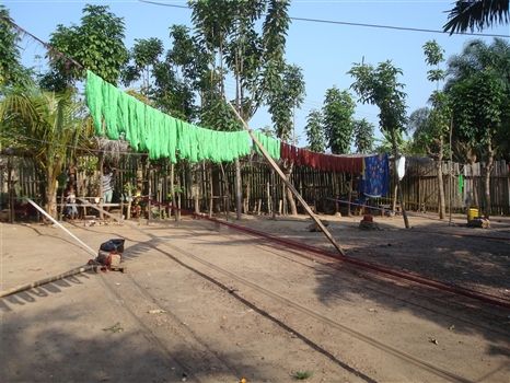 Culture & Heritage - Kente is woven in long strings