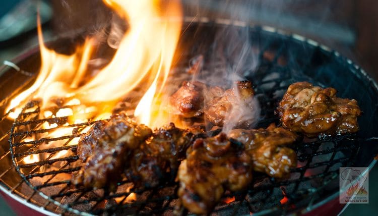 About us - Chicken wings on grill About us - Chicken wings on grill